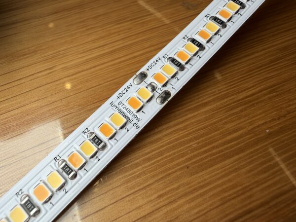 LED StripeTunable White 2400K-5000K 10 Watt/m CRI>96 Ra 5m Rolle